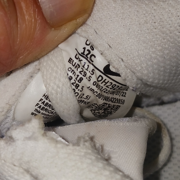 Nike Air Force 1 Low 07 Streetwear/Lifestyle Shoes Size 12C Unisex - Picture 9 of 10